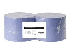 Poetspapier Rol Verlijmd Blauw 3-laags 2 Rol