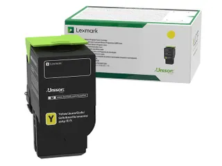 Tonercartridge Lexmark C232HY0 HC geel - 1