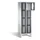Lockerkast 1850x610x500mm 2x4 vakken Cilinderslot Poten, RAL7021