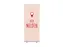 Roll-Banner 85x200 complete set met print "Hier Melden" Rood