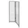 hoekelement,v. scheidingswandsysteem,HxB 2200x480/480mm,RAL7037