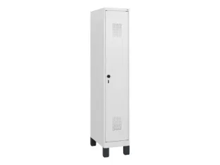 schoollocker,HxBxD 1630x300x500mm,1vak,vak B 300mm,draaigrendel,voeten - 2