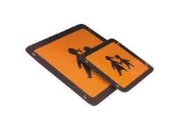 bord voor schoolbussen,PVC,oranje/zwart,om te verlijmen,HxB 400x400mm