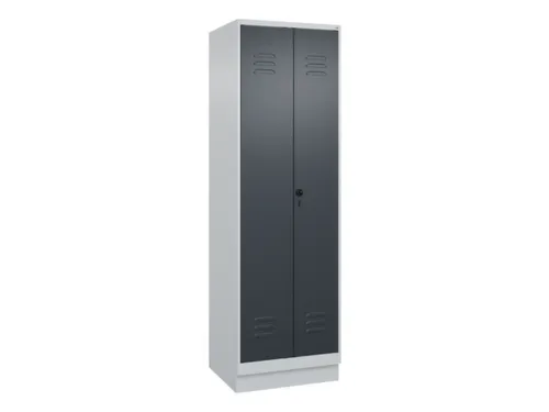locker voor scheiding van kleding,HxBxD 1950x600x500mm,2vak