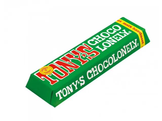 Chocolade Tony's Chocolonely reep 47gr hazelnoot