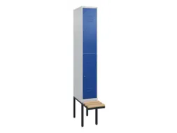 Dubbeldekse dekenkist,HxBxD 2120x300x815mm,1x2vak.,vak B 300mm