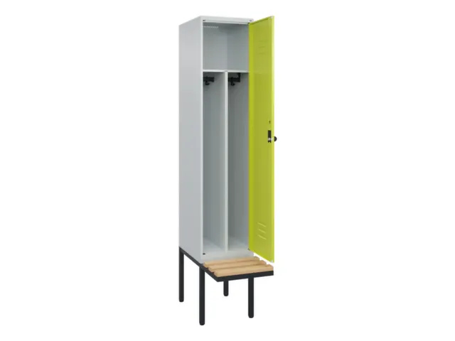 locker voor scheiding van kleding,HxBxD 2120x400x815mm,1vak
