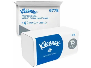 Kleenex 6778 Ultra mediumpapieren handdoeken interfold 2-laags - 1