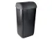 OUTLET Kunststof Zwarte Afvalbak 23 liter Half Open