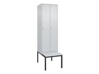 locker voor scheiding van kleding,HxBxD 2120x600x815mm,2vak - 1