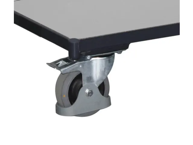 wielen met massief rubberen banden,massief rubber,antistatisch,Ø 125m