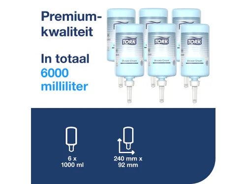 Tork 420601 Premium S1 zeepvulling Douchegel unisex 1000ml