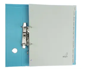 Tabblad ECO Kangaro A4 letters 180 grams grijs karton 4-gaats 12-delig - 4