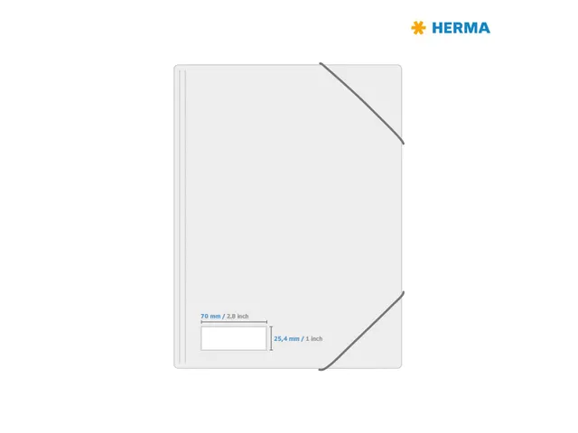 Etiquette HERMA Premium 4455 70x25,4mm blanc 3300 pièces
