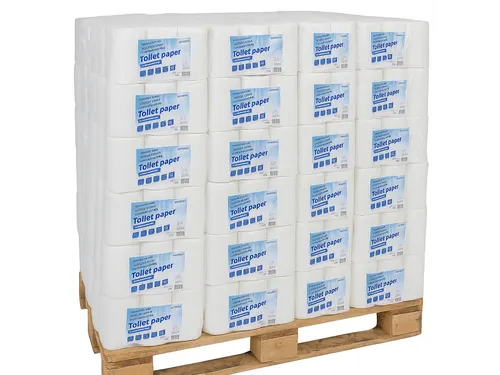 Toiletpapier 2-laags 200vel 48 Rol extra wit Pallet