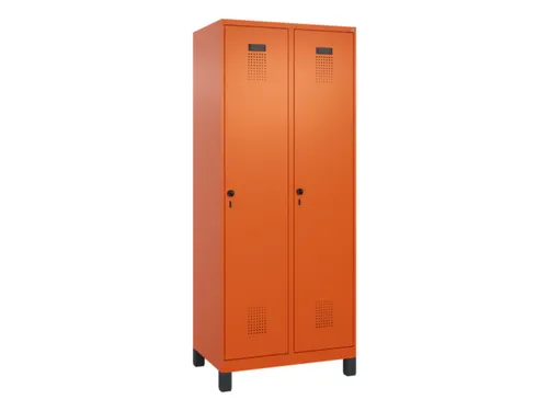 locker voor scheiding van kleding,HxBxD 1950x800x500mm,2vak