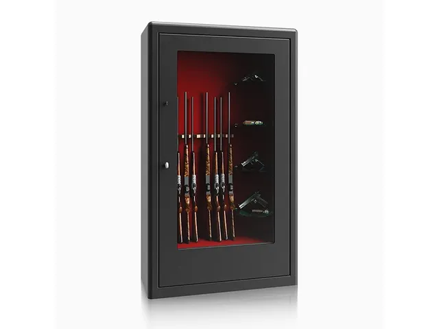 Cicogna 2 B Inbraakwerende Wapenkast vitrine 180x106x45cm