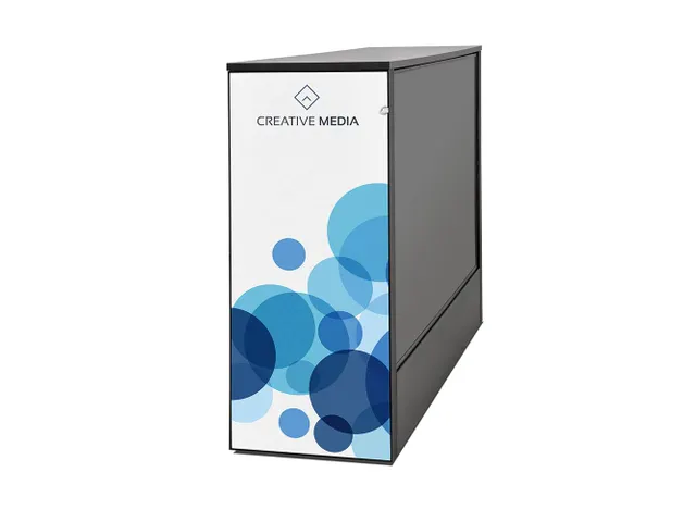 Impression pour boîtier comptoir numérique Futuro 40x90cm