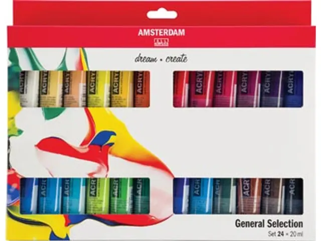 Acrylverf Tube Van 20 Ml, Etui Van 24 Stuks