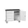 montagetafel 965x1050x550mm staalblad 5 laden kast front RAL7035