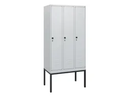 locker,HxBxD 1950x900x500mm,3vak,vak B 300mm,draaigrendel