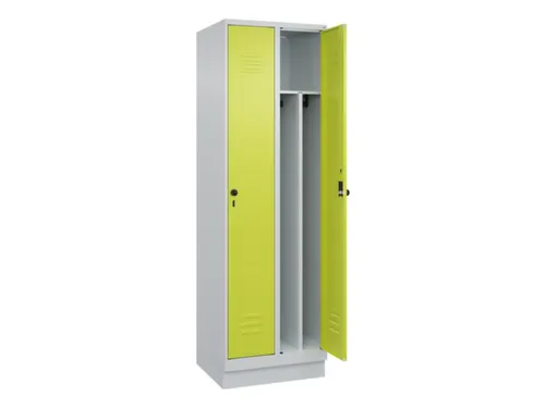 locker voor scheiding van kleding,HxBxD 1950x600x500mm,2vak