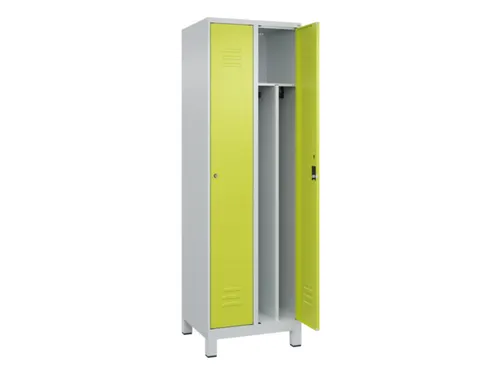 locker voor scheiding van kleding,HxBxD 1950x600x500mm,2vak