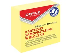 Memoblok 50x50mm 250 Vel Geel