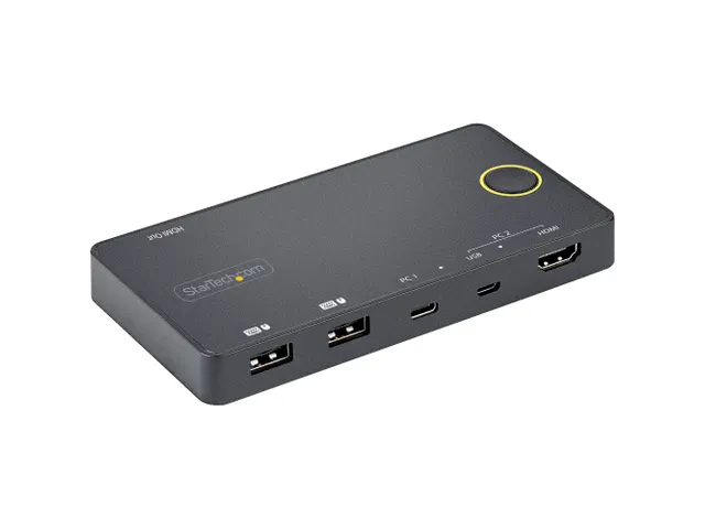 2-Poorts Hybride USB-A + HDMI & USB-C KVM Switch