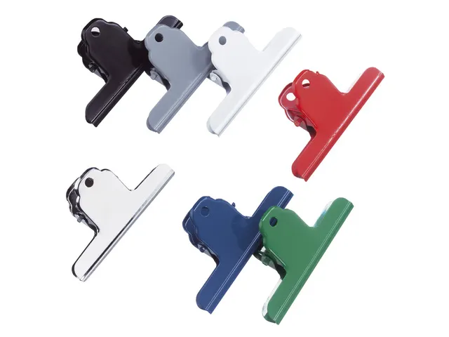 papierklem Alco 75mm zwart per stuk