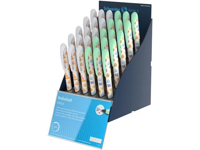 Rollerball Schneider Voice SIS-display NL-FR 30 stuks