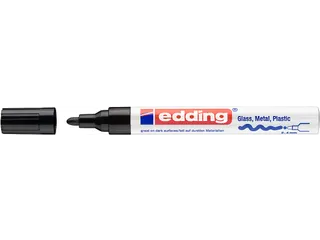 Viltstift Edding 750 Lakmarker Rond 2-4mm Zwart - 1