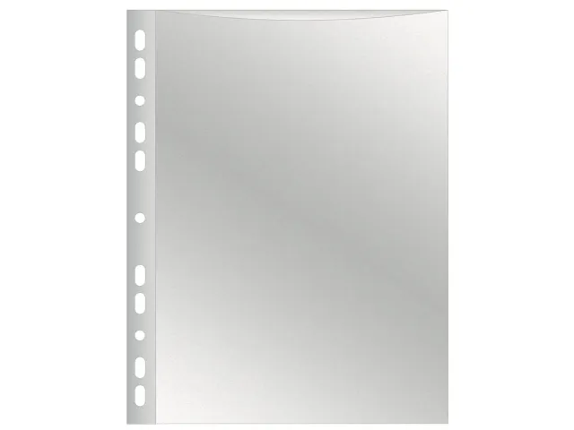 Gerperforeerde Showtas A4 11-Gaats Generfd PP 60mic 100 stuks