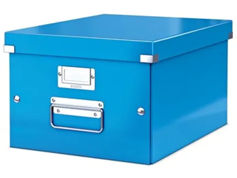 WOW opbergdoos Click & Store, ft A4, blauw