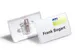 Badge Durable 8211 Click Fold avec pince combi 40x75mm lot avantageux