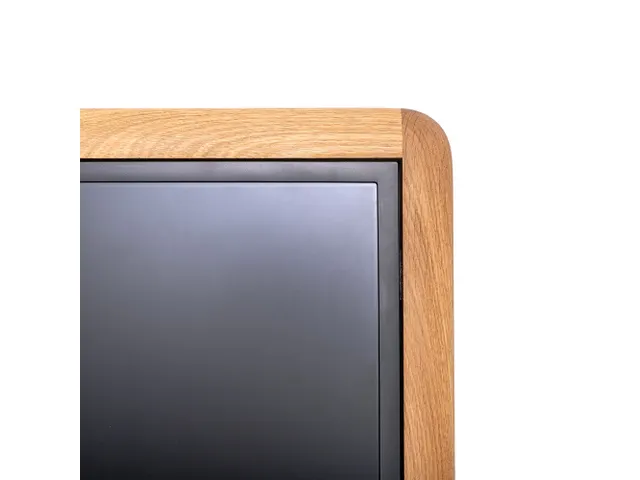 Chevalet numérique double face avec écran Samsung 43 bois