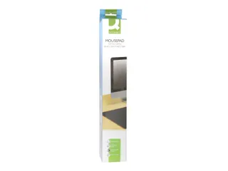 Bureaumat 90x40cm zwart met rode rand - 2