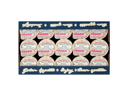 Roompaté Les Gourmands Brussels 45x25 gram cupjes
