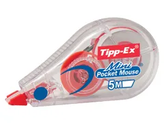 Correctietape Tipp-Ex mini pocket mouse 5mmx6m display à 30 +10 grati