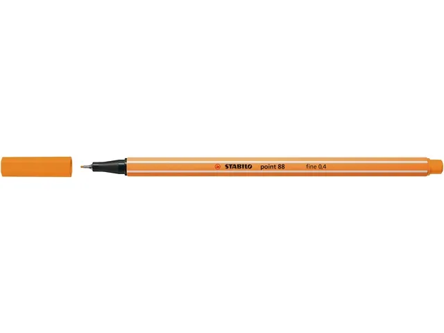 Fineliner STABILO point 88/54 oranje 0.4mm