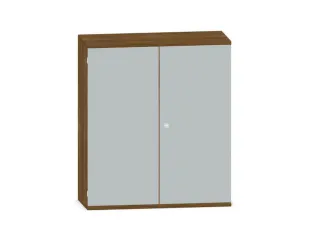 Kantoorkast 1150x1000x430mm Decor Romp Noten Decor Front Lichtgrijs - 1