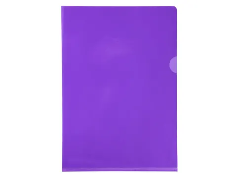 Zak Van 10 L-Mappen A4 0.13mm Gladde Pvc Sterke Kwaliteit Paars