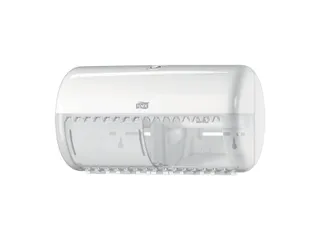 Tork 557000 T4 Toiletpapier Dispenser Elevation Twin Verticaal Wit - 10