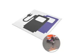 markeersymbool,symbool/tekst: "E-auto laadstation"