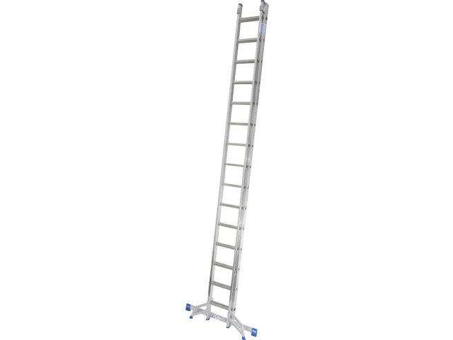 schuifladder,2x15,sporten,balk L 4,4-7,75m,2-dlg.,aluminium