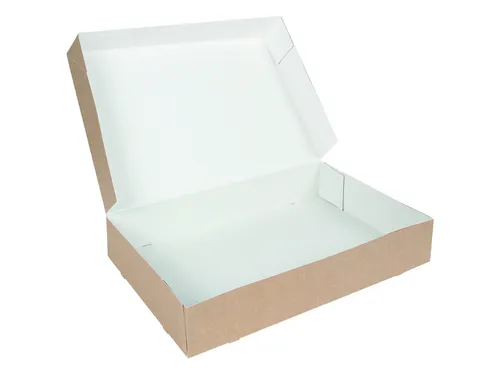 Cateringdoos IEZZY 46cm plasticvrij bruin 10 stuks