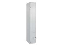 Z-garderobekast,HxBxD 1850x300x500mm,vak B 150/300mm,draaigrendel