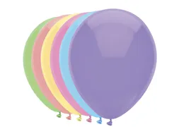 Ballon Haza uni 30cm 100 stuks pastel assorti