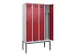 locker voor scheiding van kleding,HxBxD 2120x1200x500mm,4vak