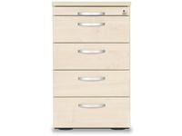 Ladenblok Hxbxd 720x430x800mm 1 Pennenlade 4 Laden Bladdecor Beuken